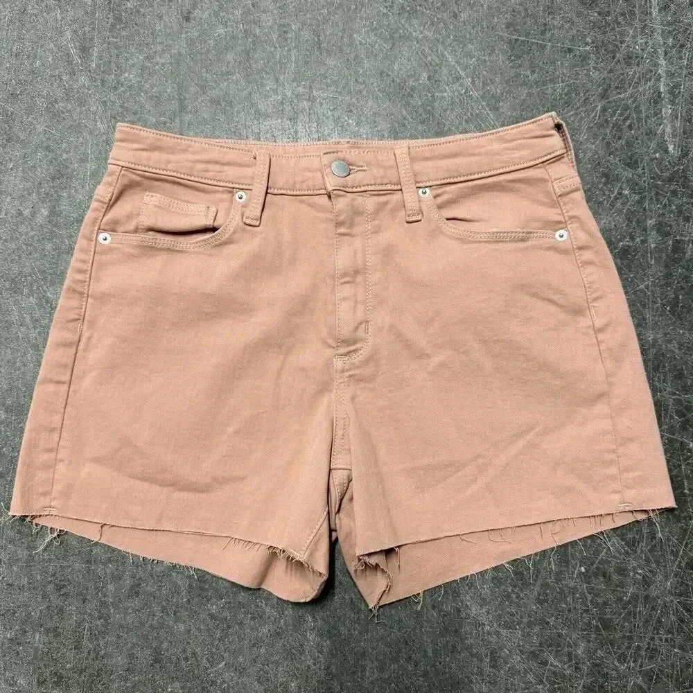 Universal Thread Women's High-Rise Cut Off Jean Shorts, Pink, Sz 10. 10x30